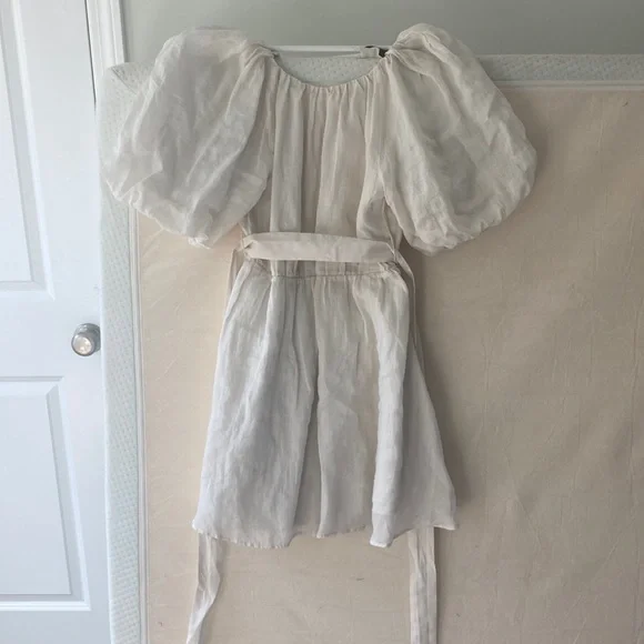 Banana Republic Puff Sleeve Mini Dress Banana Republic Puff Sleeve Mini Dress